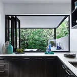 Klassikaline seeria - Mitte-termiline, lahtikäiv, kokkuklapitavad verandaaknad